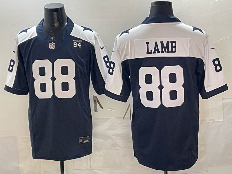 Men 2026 Dallas Cowboys #88 Lamb Blue 3th generations Nike Limited NFL Jersey style 07->dallas cowboys->NFL Jersey